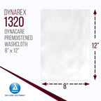 Dynarex 1320 Personal Cleansing Washcloth, Pack of 50