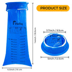 PukeBag Vomit Bags Disposable 100 Pack Emesis Bags for Car, Puke Nausea Bags for Travel Motion Sickness, Car Aircraft Taxi Barf