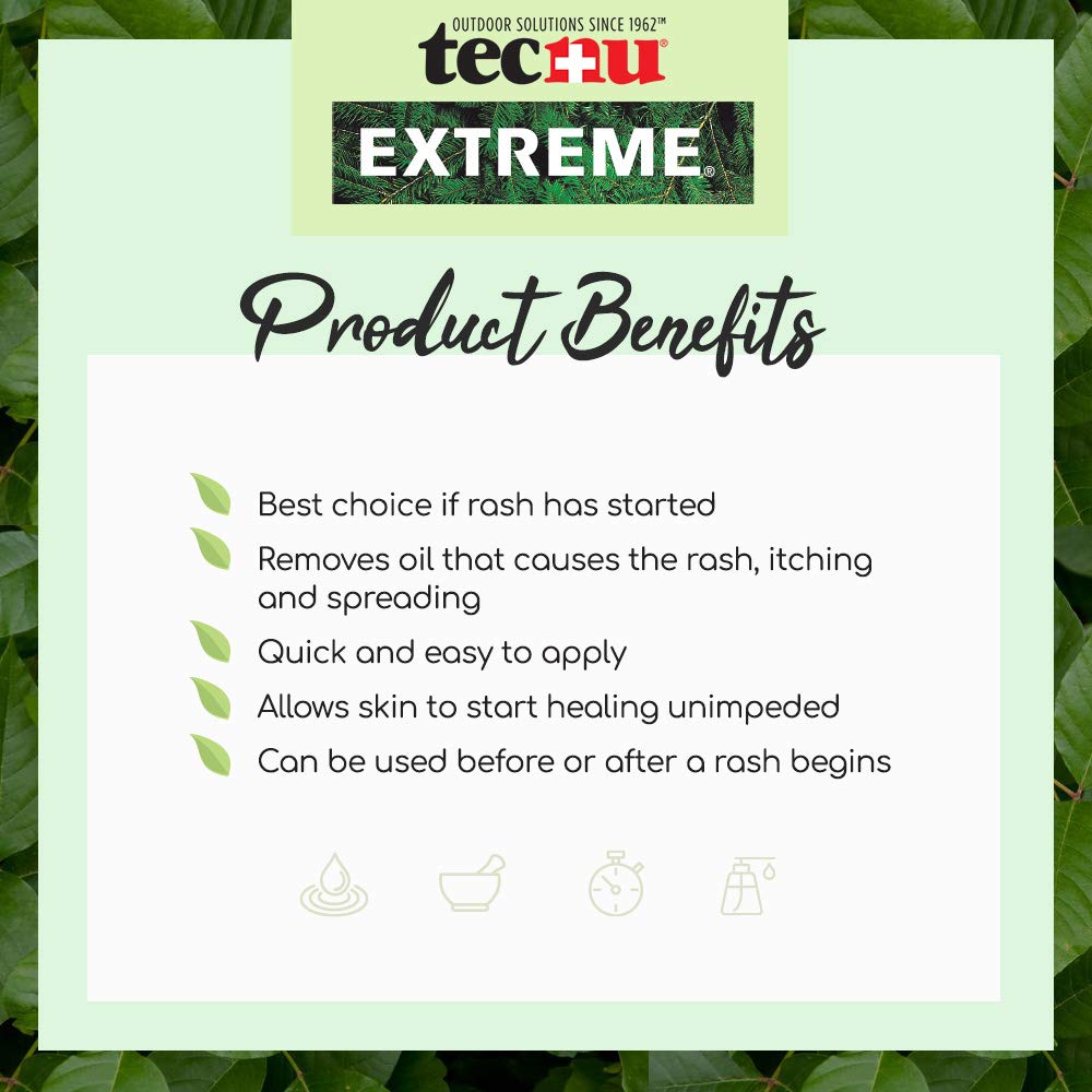 Tecnu Extreme Poison Ivy & Oak Scrub, Removes Poisonous Plant Oils That Cause Rash and Itching, 10 Ounces