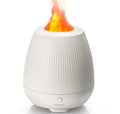 AYEANY Flame Diffuser,200ML Essential Oil Diffusers with Cool Mist,2 Brightness Night Light & Auto-Off,Super Quiet Oil Diffuser 