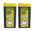2x 200ml Sharps Bins - 0.2Litre Compact Travel Bin (Multi Saver pack)