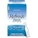 REFRESH Classic Lubricant Eye Drops Single-Use Containers 50 Each (Pack of 2)