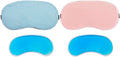 Soft Smooth Blindfold Sleeping Eye Mask With Cooling Pad For Couples Men & Women