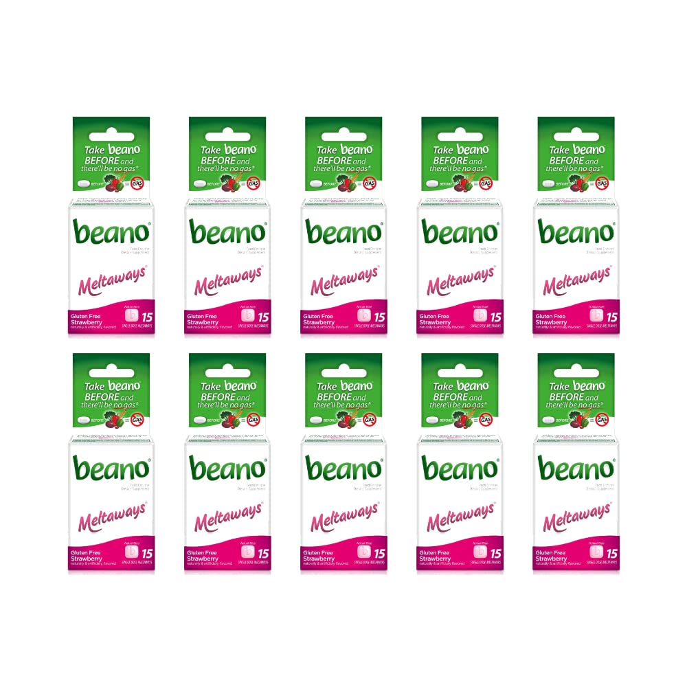 Beano Meltaways Strawberry 15 ea (Pack of 10)