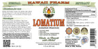 Lomatium Alcohol-Free Liquid Extract, Lomatium (Lomatium Dissectum) Dried Root Glycerite Hawaii Pharm Natural Herbal Supplement