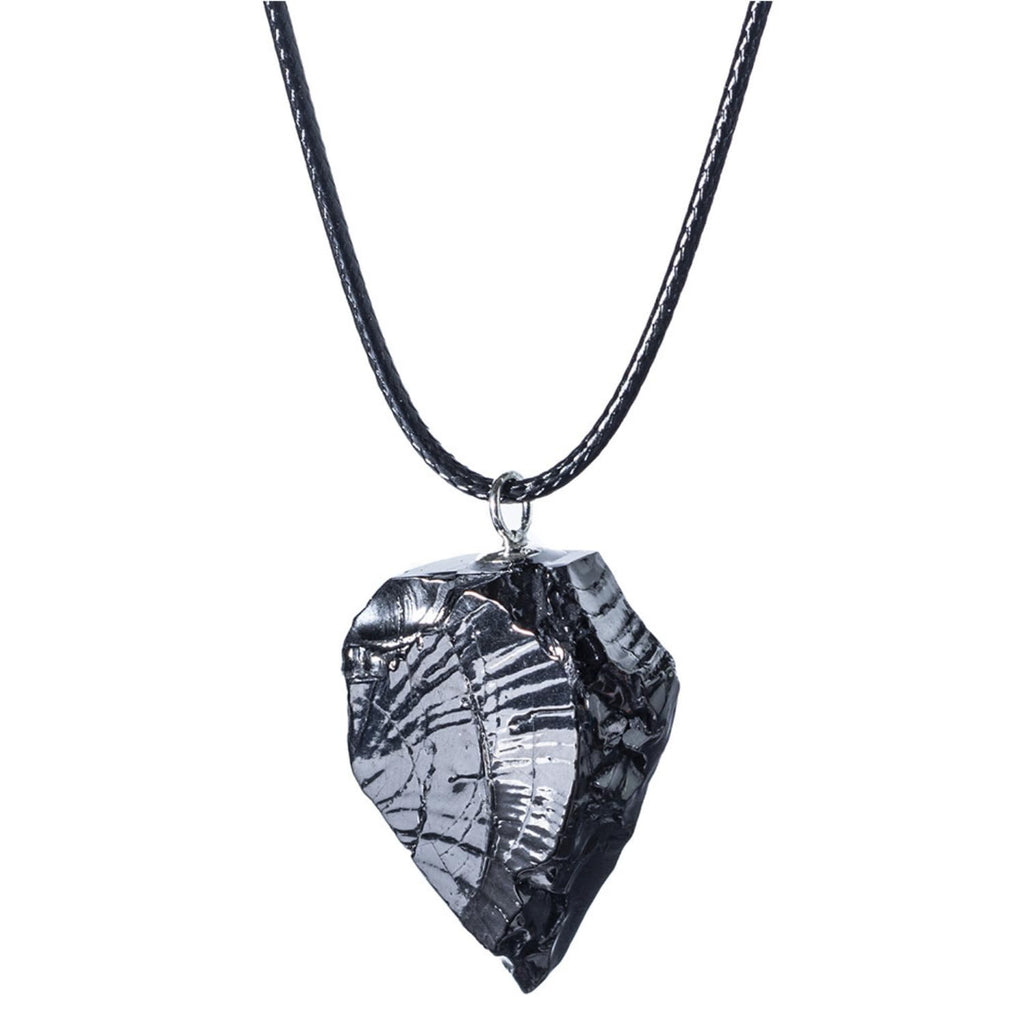 Keled Rocks Elite Shungite - Necklace - Type I Shungite - Infused with Earth Energy - Raise Vitality Up - Crystal Health