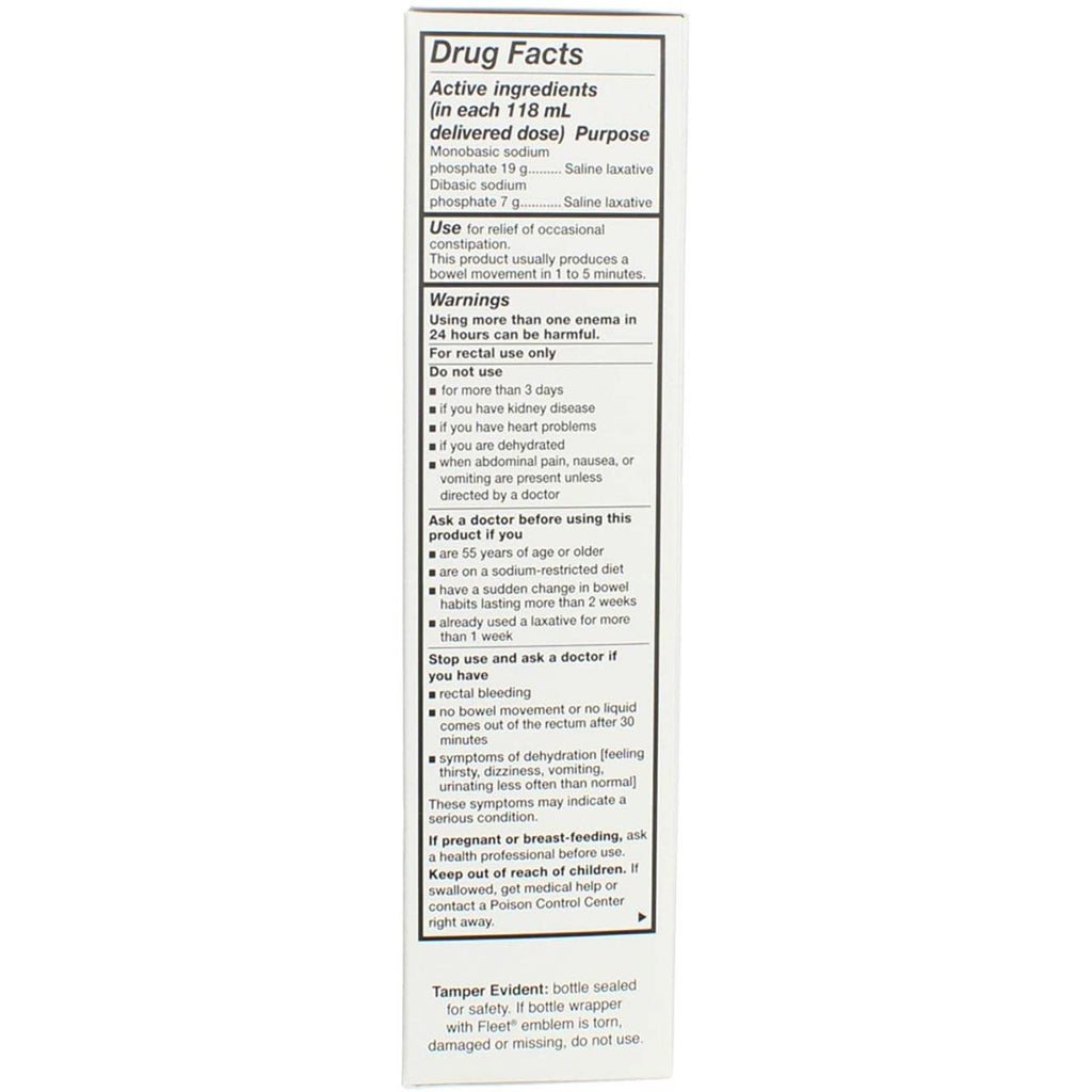 Fleet Saline Enema - Twin Pack (4.5 fl oz)