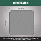 Waterproof Seat Protector Pads Washable Chair Pads for Incontinence Reusable Pee Pads for Adults Kids Non-Slip Chair Protectors