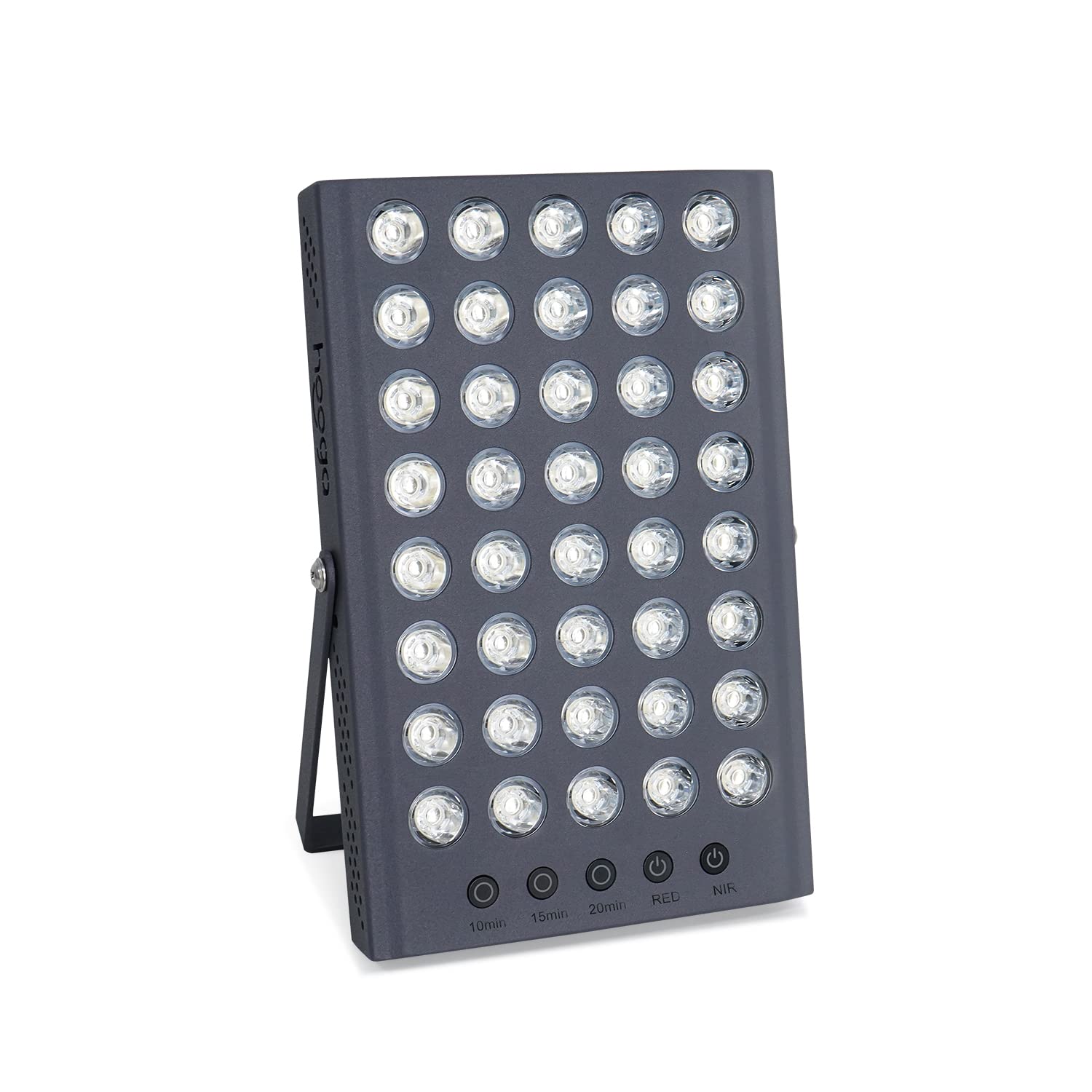 Hooga Red Light Therapy Device, 660nm 850nm Near Infrared Light Therapy with Timer, Built in Stand, Clinical Grade High Power Ou