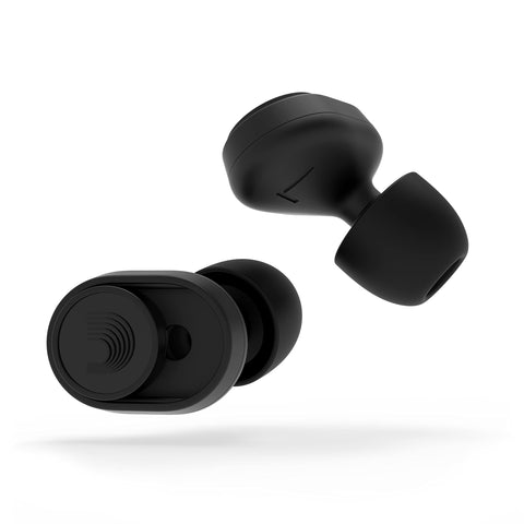 DAddario dBud High Fidelity Earplugs with Two Volume Settings -12 dB and -24 dB - No Batteries or Charging - Concert Ear Plugs 