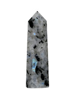 Crystal Heaven Rainbow Moonstone Crystal Tower Obelisk Point For Chakra, Healing And Balancing - Aaa Grade Original Certified Ge