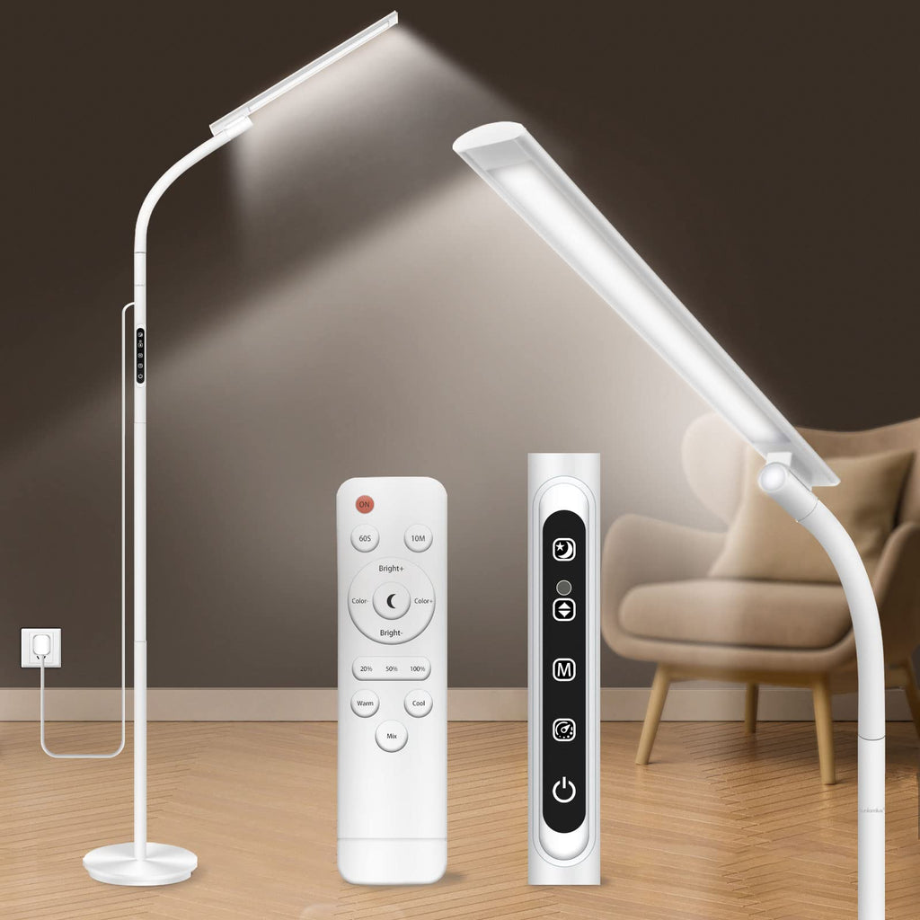 Sozapooty Light Therapy Lamp,10000 Lux Happy Therapy Light, Floor Sun Therapy Lamp with Remote & Touch Control & Adjustable Goos