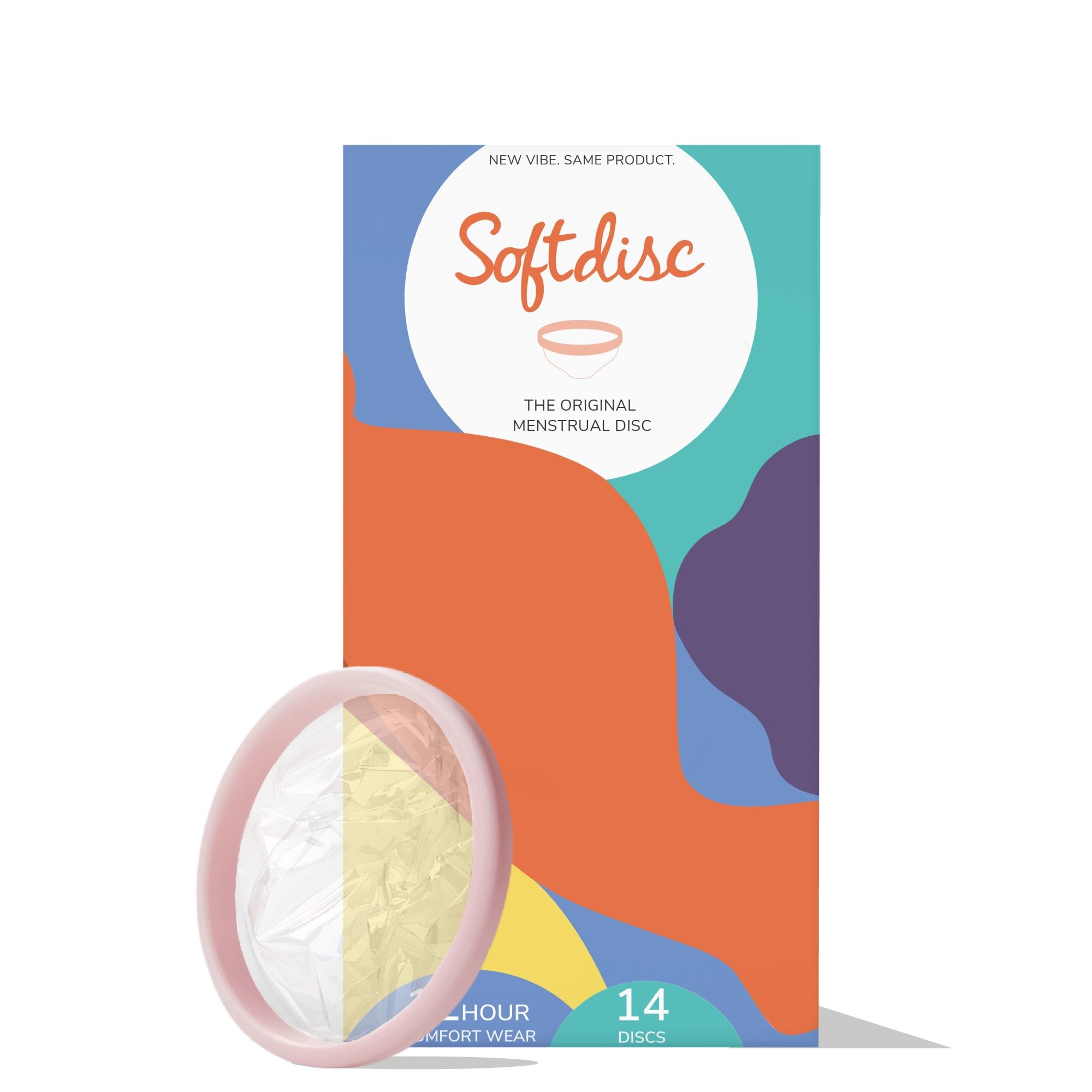 Softdisc Menstrual Discs | Disposable Period Discs | Tampon, Pad, and Cup Alternative | Capacity of 3 Super Tampons | HSA or FSA