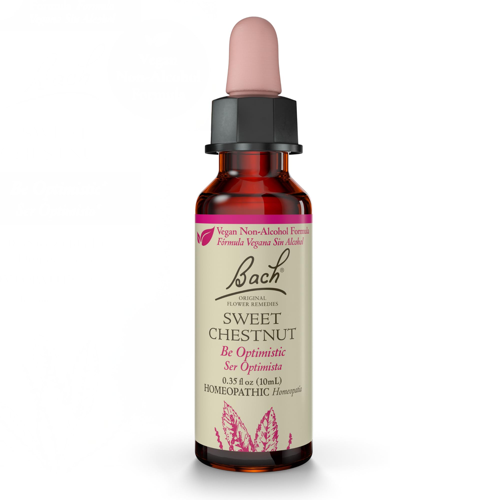 Bach Original Flower Remedies, Sweet Chestnut (Non-Alcohol Formula) - Be Optimistic - Natural Homeopathic Flower Essence for Emo