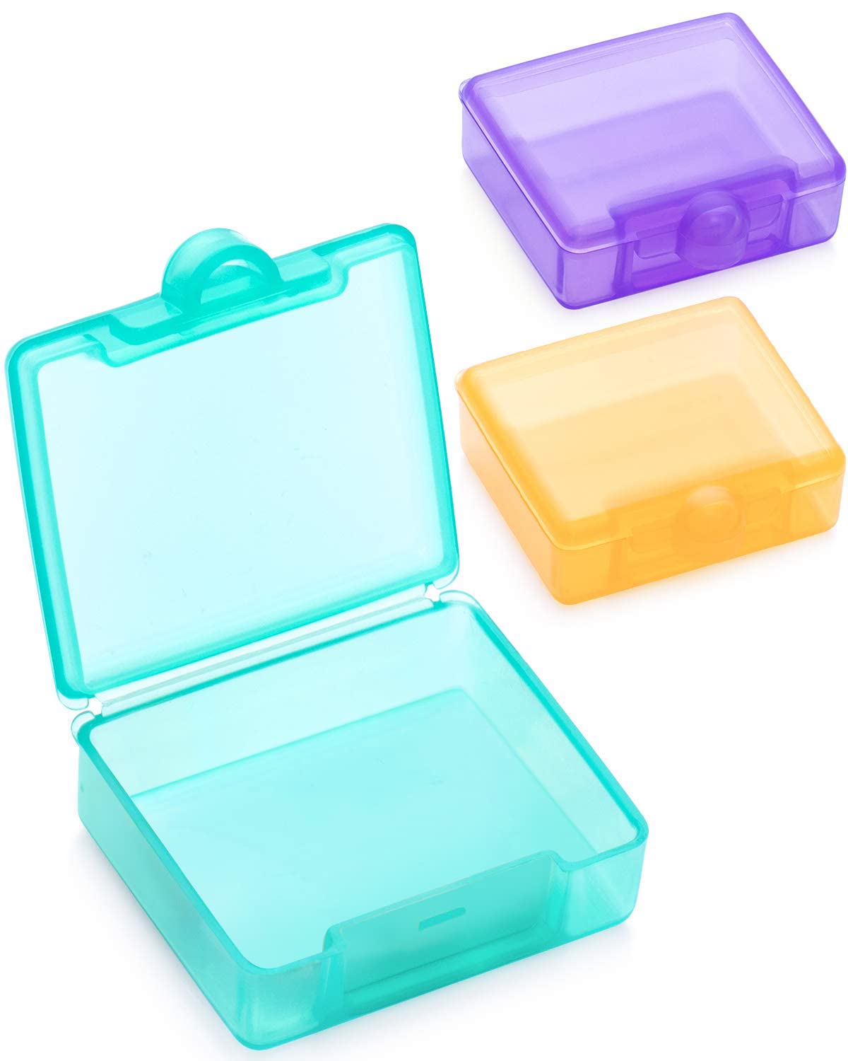 Sukuos Small Pill Box 3 pcs, Cute Travel Pill Case Daily Pill Organizer Portable for Pocket Purse for Vitamin Fish Oil Supplemen