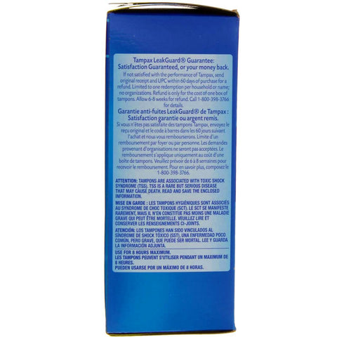 Tampax Super Absorbency Tampons with Flushable Applicator 20 ct