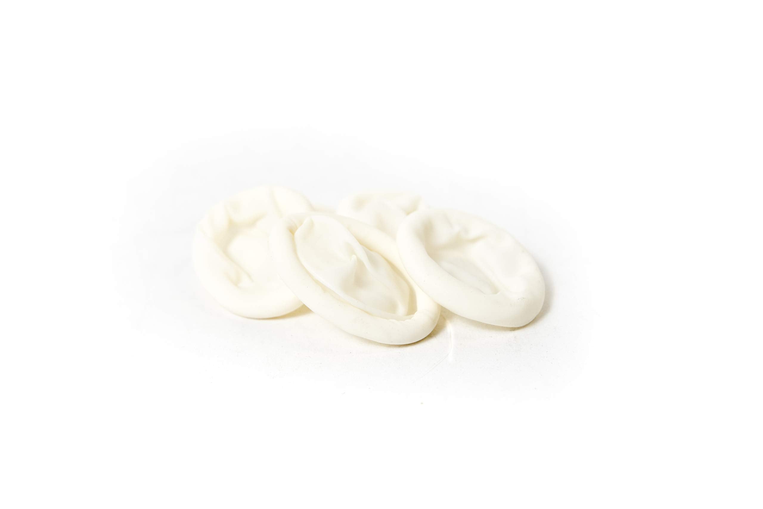 Bertech Nitrile ESD Anti-Static Finger Cots, Powder-Free, 4 Mil Thick, Large, White (Pack of 720)