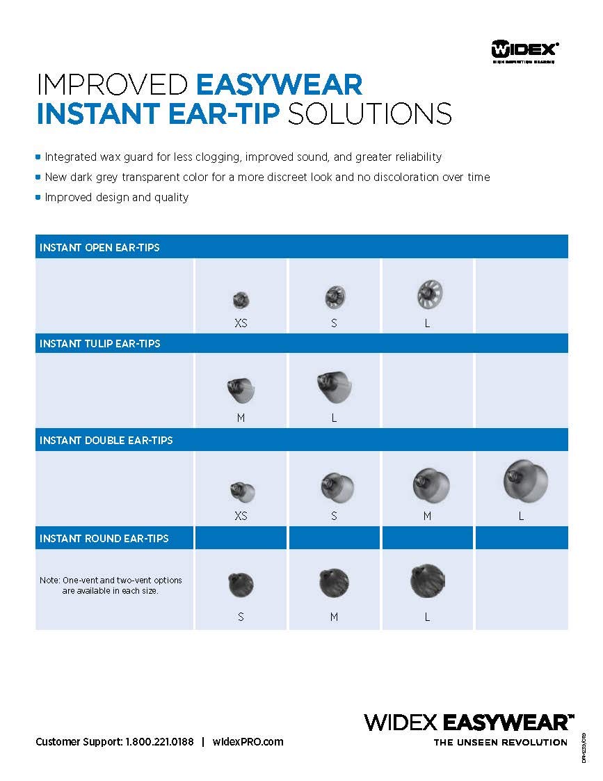 Widex Easywear Instant Double Ear Tip (Small)
