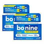 Bonine Non-Drowsy Motion Sickness Relief - 32 Chewable Tablets with Meclizine HCL 25mg - Non Drowsy Medicine for Nausea or Motio