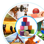 12 Pack 2 x 5 Yards Self Adhesive Elastic Bandage Wrap Stretch Self-Adherent Tape for First Aid,Sports, Wrist, Ankle (12 Colors)