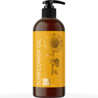 Sunflower Oil for Hair Skin and Nails - Anti Aging Skin Care with Vitamin E Oil for Skin and Hair Care - Pure Sunflower Oil Skin