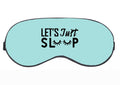 Cc Enterprises Cotton LetsS Just Sleep Beautiful Eye Mask Blackout Soft Sleeping Mask For Womens And Mens Sleep Mask For Travel