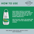 PARAKITO Mosquito, Ticks & Insect Spray- DEET Free, Citronella Essential Oil, Water & Sweat Resistant, Mosquito Bite Protection
