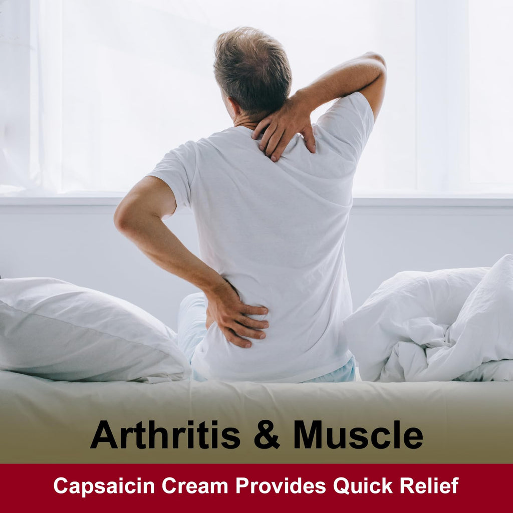 CareAll Capsaicin Arthritis, Muscle, and Joint Cream 1.5 oz., Relief of Minor Aches and Pains from Backache, Sprains, Strains, A