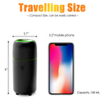 Car Diffuser, Car Air Fresheners Car Diffusers for Essential Oils USB Car Humidifier Aromatherapy Diffusers Cool Mist Portable w