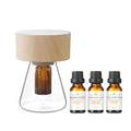 LOXIM Twilight Aromatherapy Diffuser with Sweet Dreamscape Essential Oil Blends, Atomizing Technology Diffuser with Essential Oi