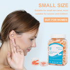 LYSIAN Foam Ear Plugs for Sleeping Small Ear Canals Women, Kids-35dB SNR Noise Canceling Sleep Earplugs for Snoring, Work, Shoot