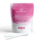 Natureland [20/40 Pack Vaginal Suppository Applicators for Women,Soft Tip Auxiliary Tool for Pills, Tablet Suppositories, Indivi
