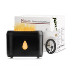 Flame Diffuser for Essential Oils, 200ml Ultrasonic Aroma Diffusers with Cool Mist, Aromatherapy Diffuser with Auto-Off Protecti