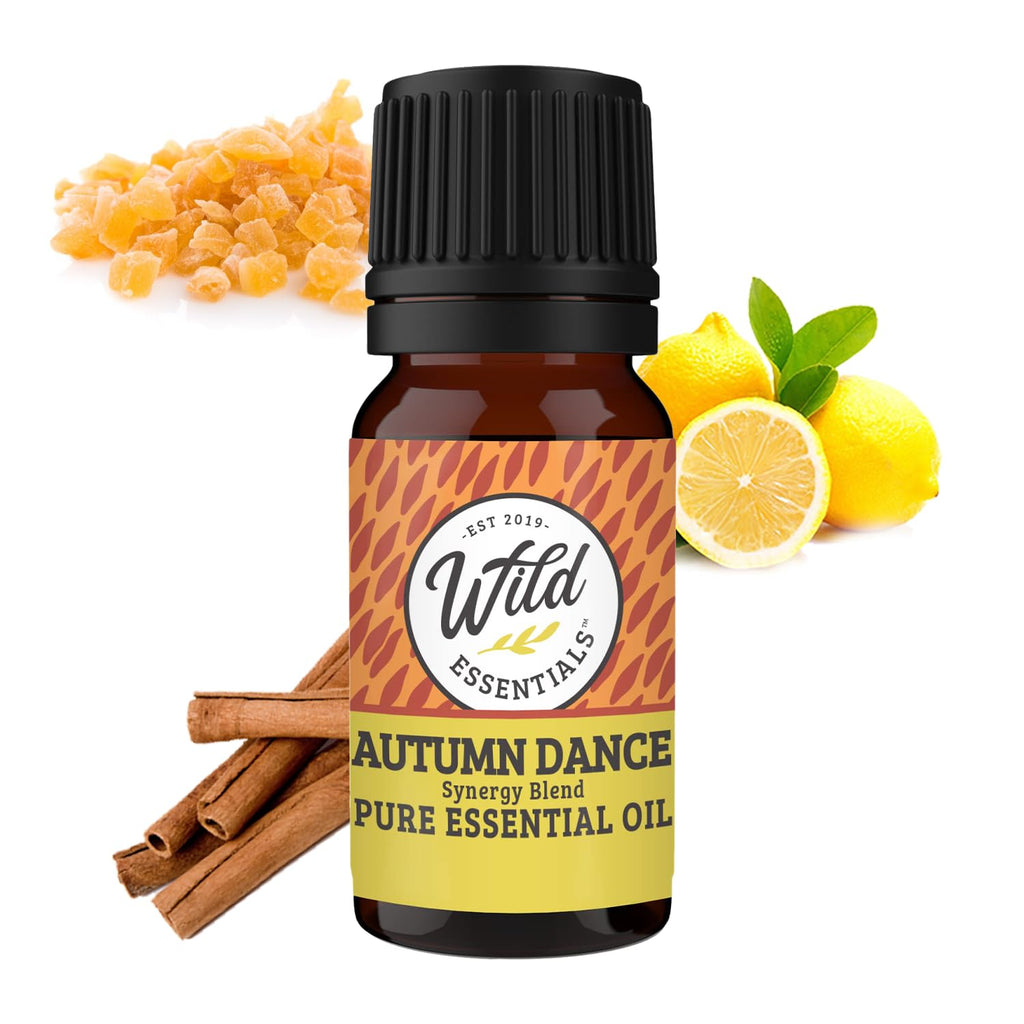 Wild Essentials Autumn Dance 100% Pure Essential Oil Synergy Blend - 10ml, Therapeutic Grade, Warming, Potpourri, Comfort, Made 