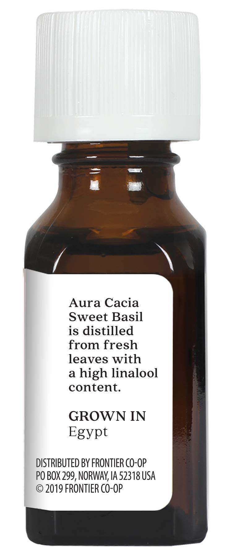 Aura Cacia Essential Oil Sweet Basil .5 Fz2