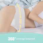Disposable Period Underwear for Women Plus Size L/XL, 360 Leak Proof Period Panties for Heavy Flow, Overnight Postpartum and Inc