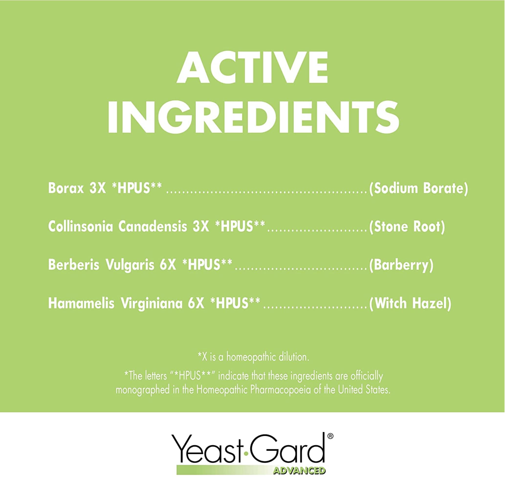 YeastGard Advanced Homeopathic Yeast Treatment Vaginal Gel -White 1 oz