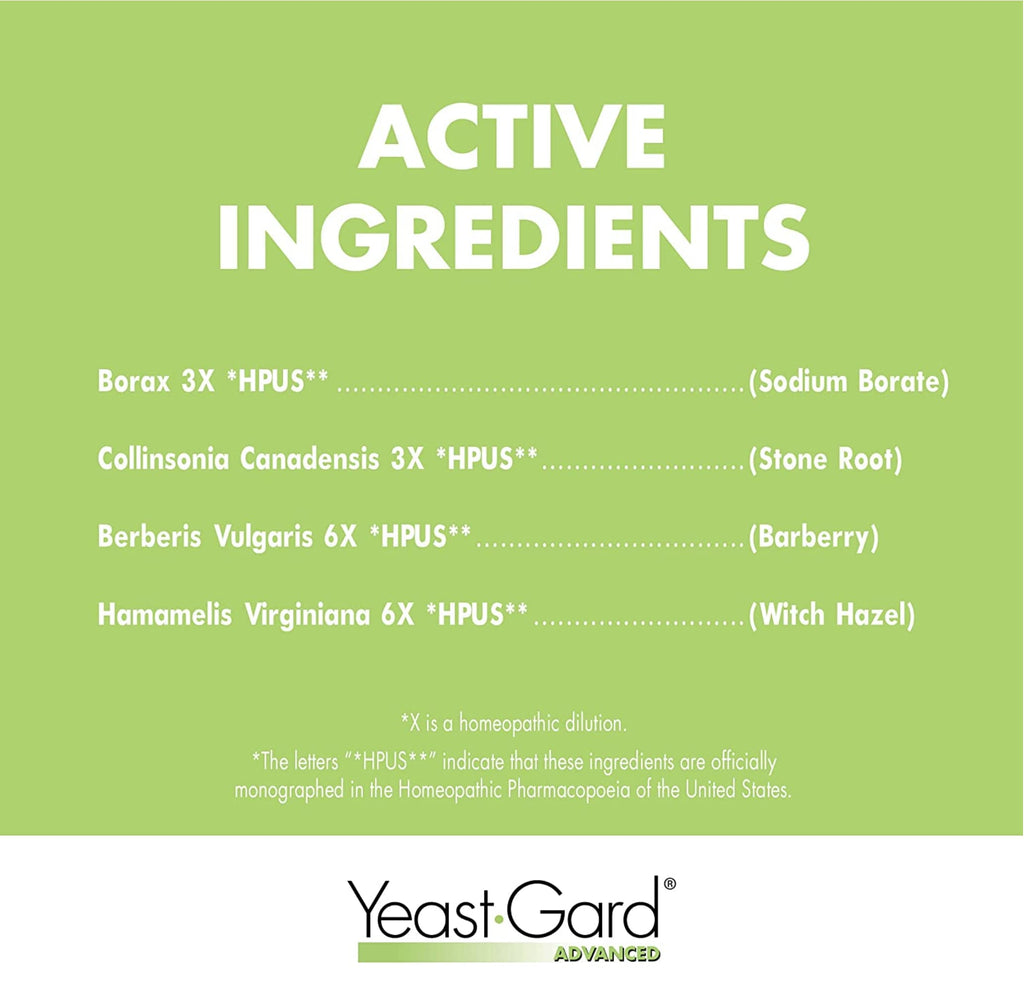 YeastGard Advanced Homeopathic Yeast Treatment Vaginal Gel -White 1 oz