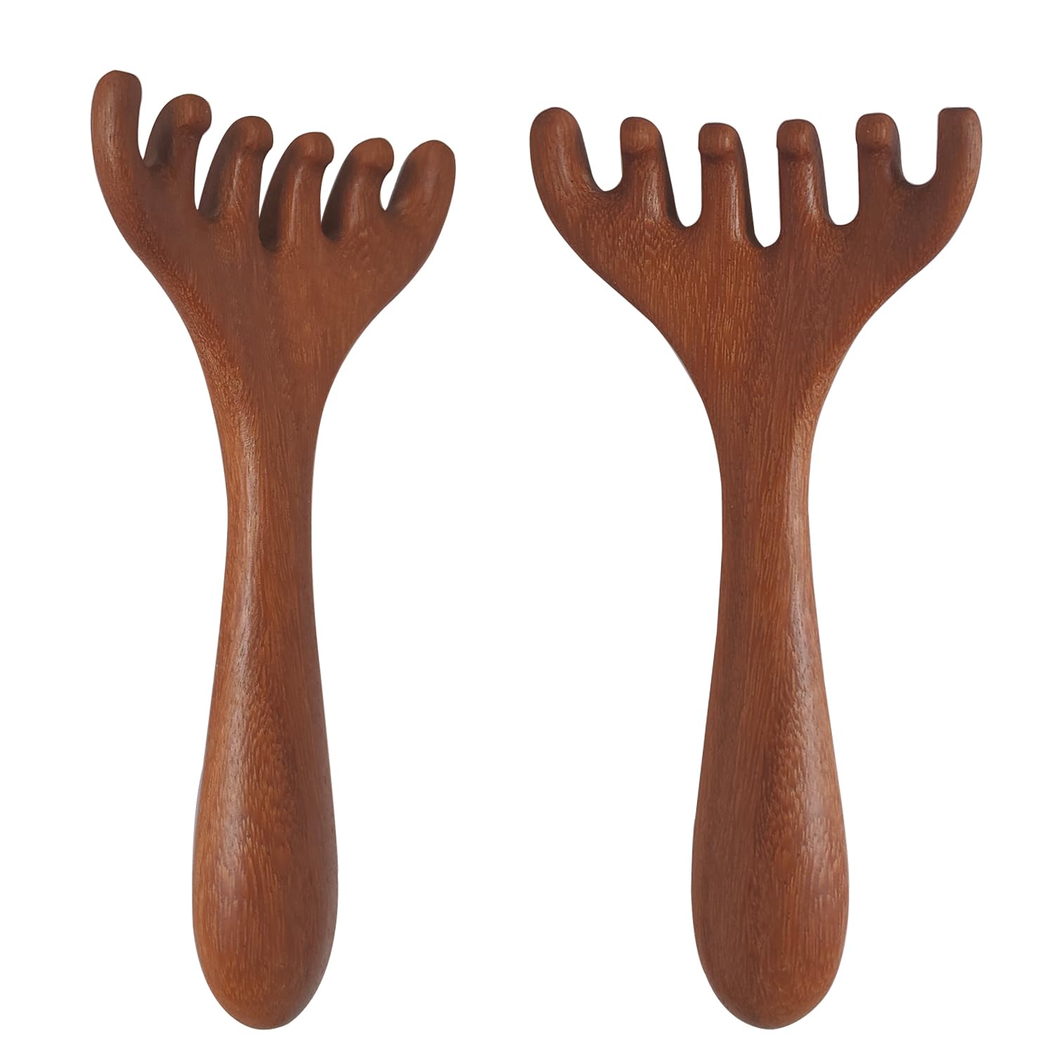 iunxkmi Head Massager Scalp 2 Pack, Protable Head Scratcher Massager for Relaxation & Stress Reduction, Scalp Wood Comb Gift for