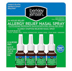 berkley jensen 24-Hour Allergy Relief Nasal Spray, Fluticasone Propionate (Glucocorticoid), 50 mcg, Full Prescription Strength, 
