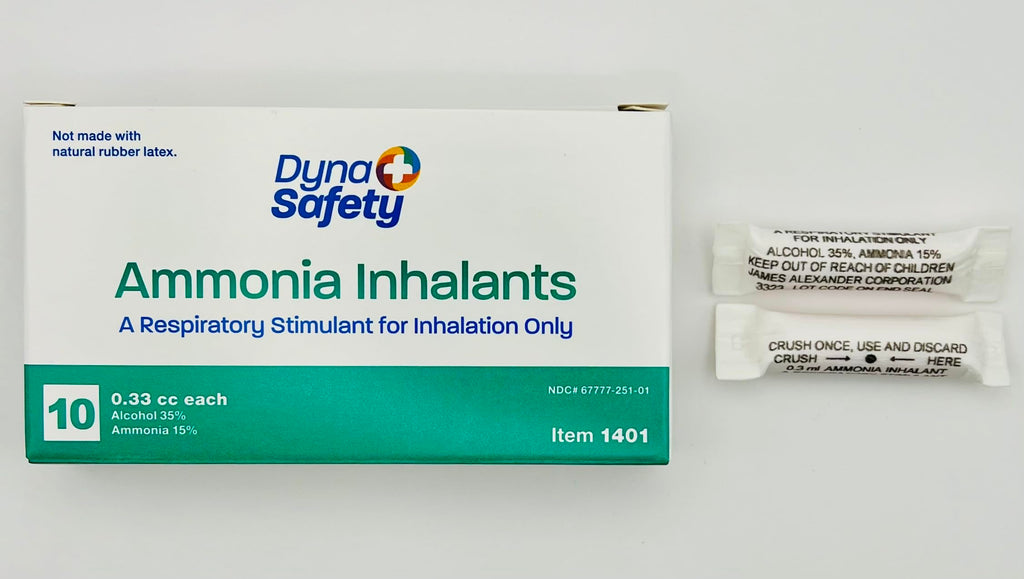 Ammonia INHALANTS. 10 Pack Crushable ampoules