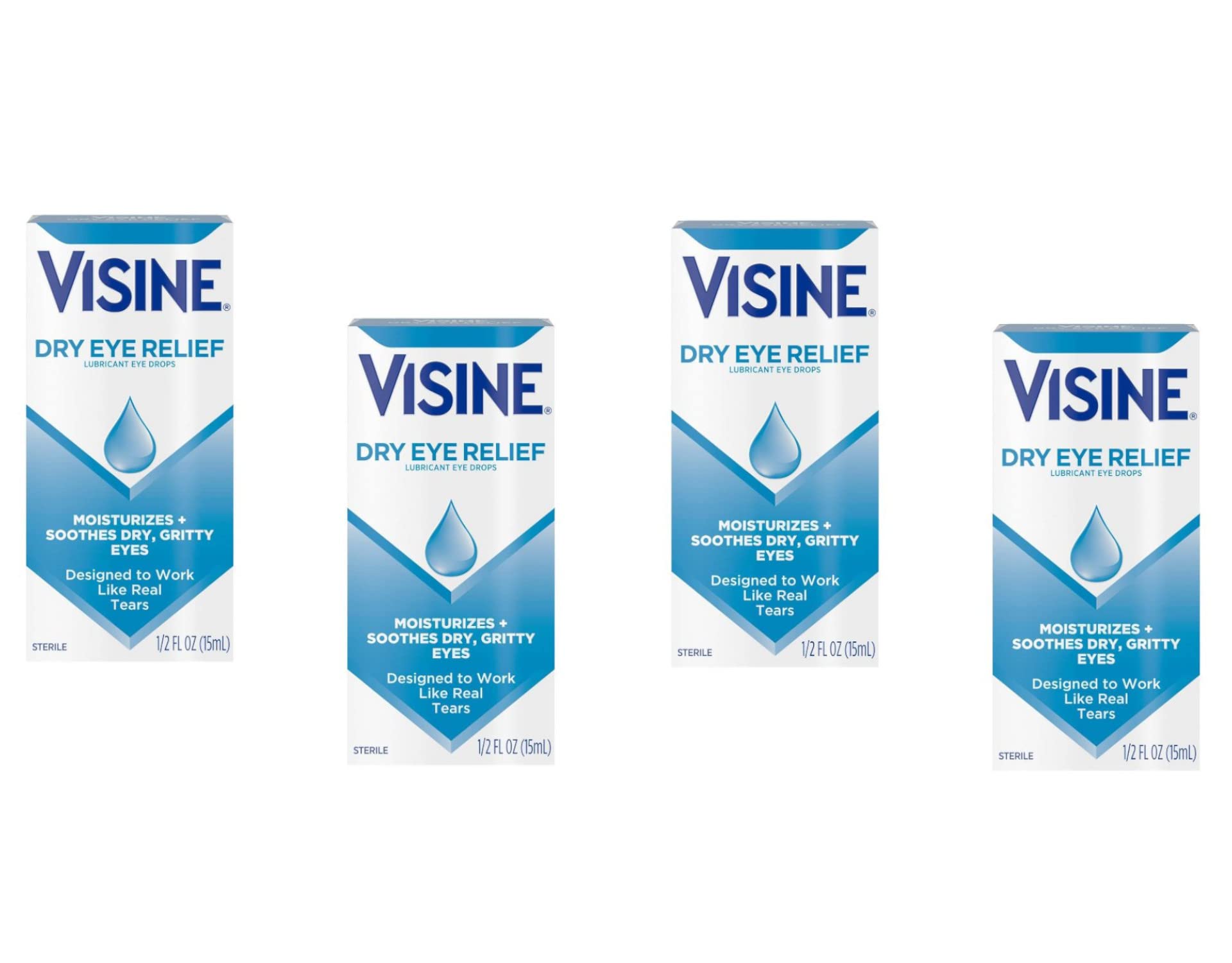 Visine Tears Lubricant Eye Drops