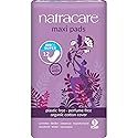 Natracare Natural Traditional Style Maxi Pads, Super, Individually Wrapped, Without Wings in Plant-Based Bag (1 Pack, 12 Pads To