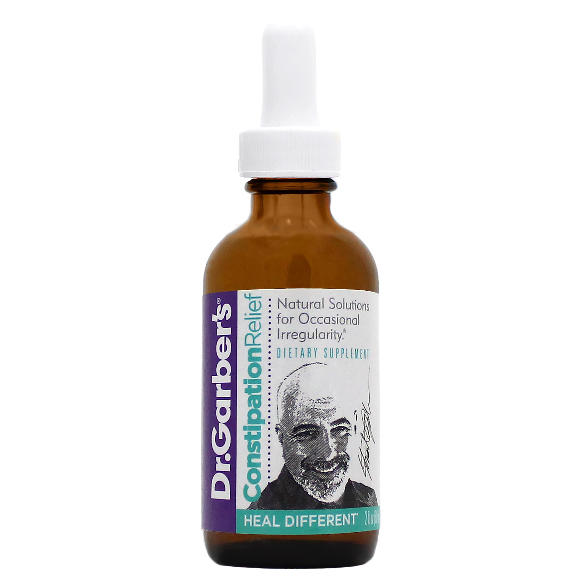 Dr. Garbers Natural Solutions Constipation Relief Oral Drops - Gemmotherapy Liquid Supplement for Gas, Constipation & Bloating 