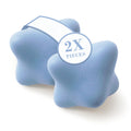Shikohin Tsubo-Oshi Massage Tools: 2-Pack Pressure Point Reflexology Tool - Handheld Silicone Massager for Knots, Muscle Tension