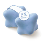 Shikohin Tsubo-Oshi Massage Tools: 2-Pack Pressure Point Reflexology Tool - Handheld Silicone Massager for Knots, Muscle Tension