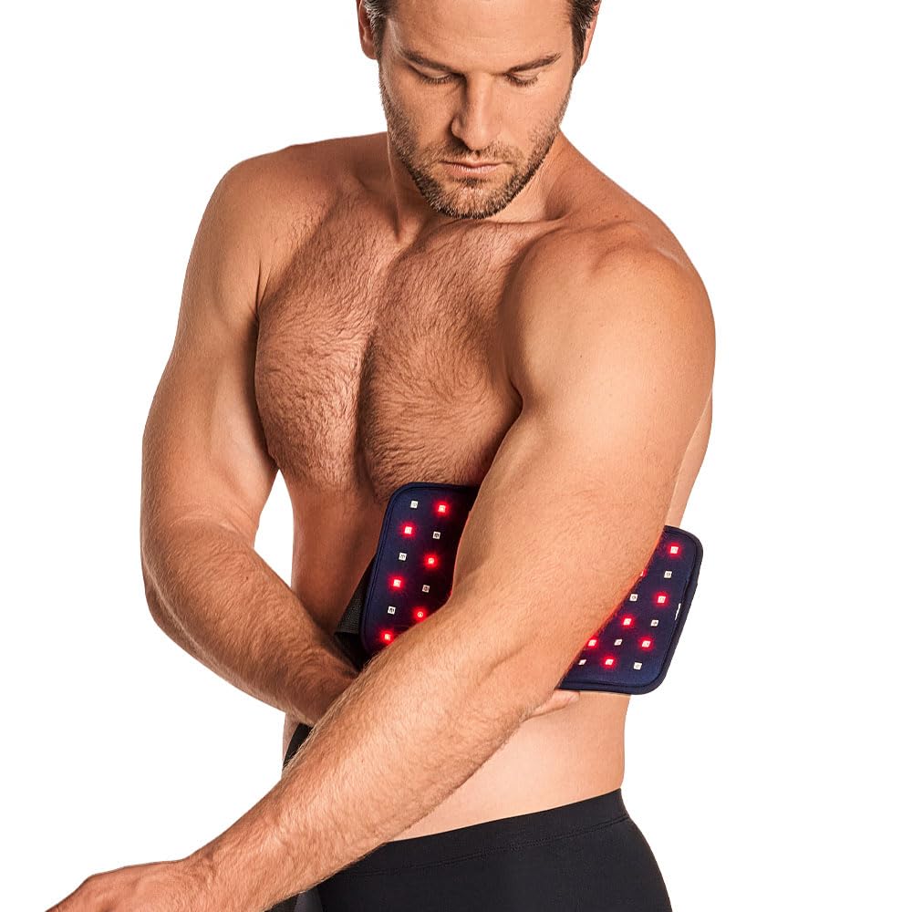 Tommie Copper Infrared Therapy for All-Purpose Use - Unisex Rechargeable Red Light Therapy Support for Muscle Aches and Pain Ass