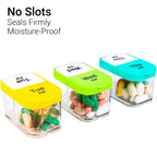 Daviky Extra Large Weekly Pill Organizer, BPA Free XL Pill Box 2 Times a Day, 7 Day AM PM Medicine Pill Organizer for Supplement