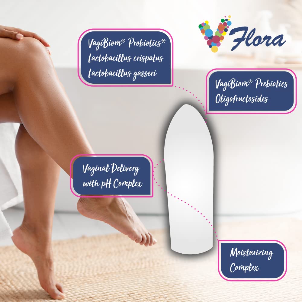 VagiBiom 5-Day Vflora (Lactobacillus crispatus + L. gasseri) to Balance Intimate Flora. Nourish and Nurture Good Flora for Skin