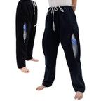 Catheter Leg Bag Pants for Men/Women, Urine Bag Holder Pants with 2 Zippered Side Pockets, Holding 2x2000ml Catheter Bag for Nep